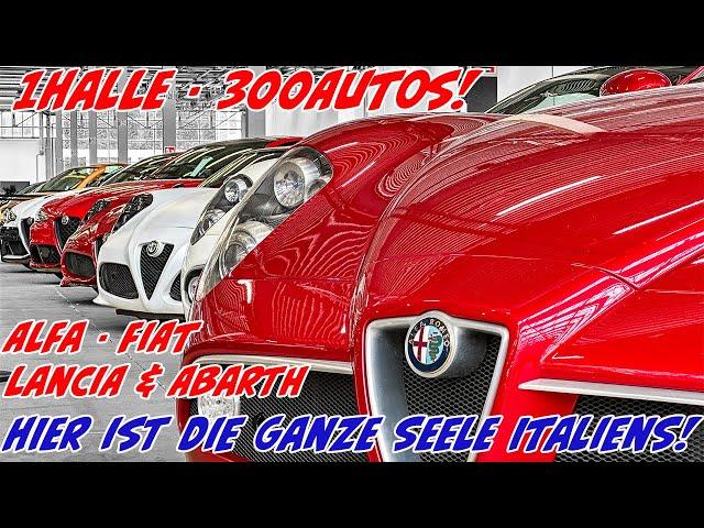 Die SCHÖNSTEN, SCHNELLSTEN & SELTENSTEN an EINEM Ort! 300 Autos im Heritage Hub Fiat, Alfa & Lancia