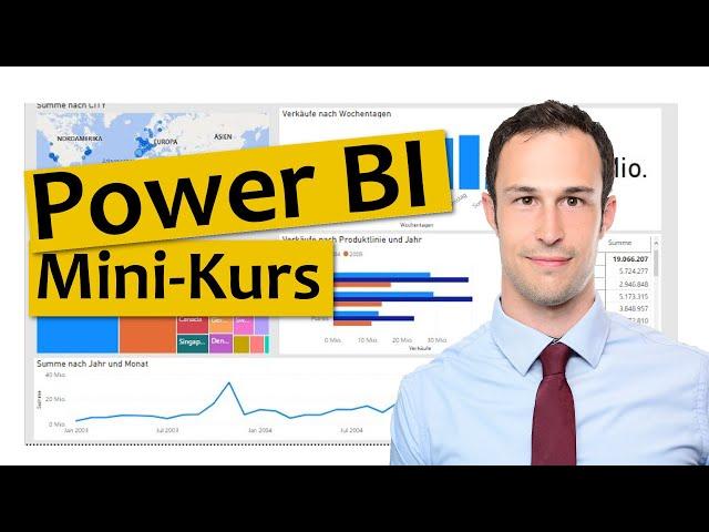 Power BI Tutorial für Anfänger in 25 Minuten! (Deutsch / German)