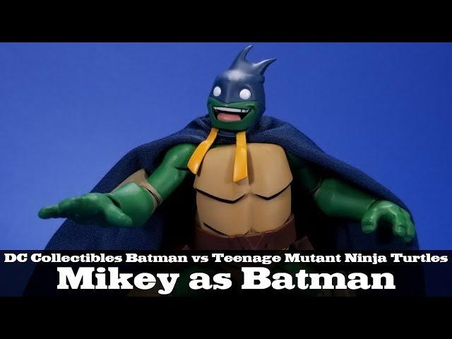 DC Collectibles Mikey as Batman vs Teenage Mutant Ninja Turtles PX Exclusive Action Figure Review