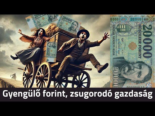 Gyengülő forint, zsugorodó gazdaság – Mi lesz ebből?