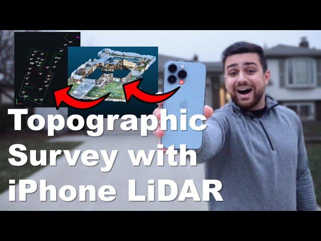 Topographic Surveying with iPhone 13 Pro LiDAR