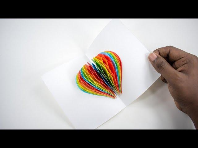 Pop Up Card - Honeycomb Pop up Card - DIY - The Crafty Tube