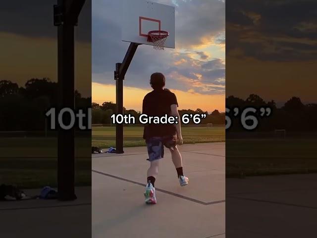 His dunk progress is remarkable #shorts