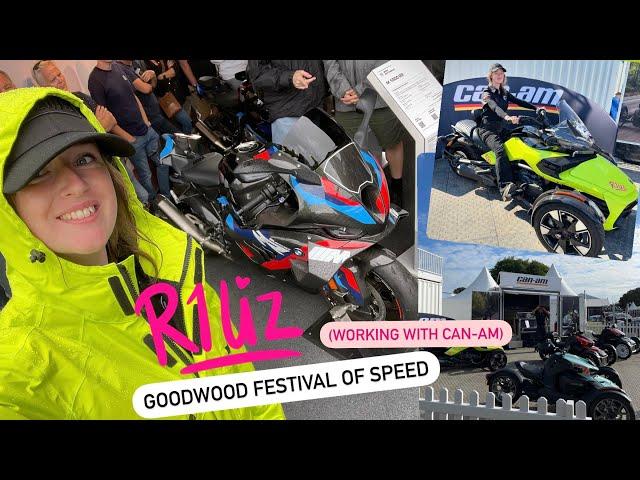 R1Liz - POV - working at Goodwood Festival of Speed with Can-Am