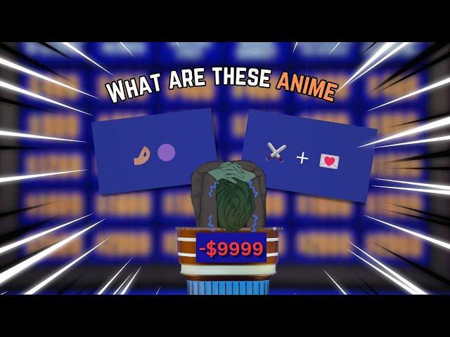 I hosted an Anime Jeopardy game