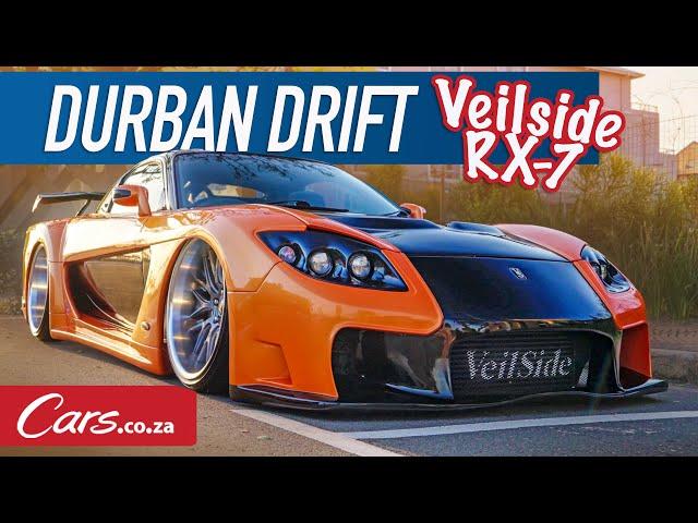 Veilside RX-7 Built in SA! Highly customised, big-turbo rotary screamer, riding on air