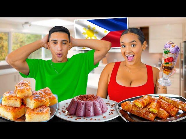 Trying FILIPINO DESSERTS for the FIRST TIME!