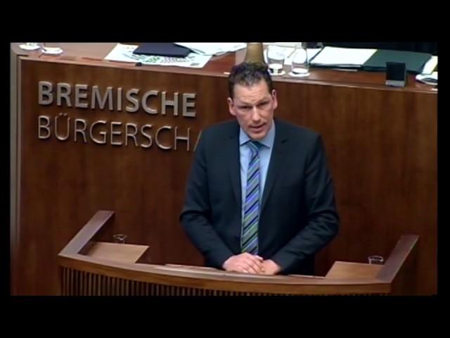 "Taser für den Einsatzdienst der Polizei" Rede von Jan Timke (BIW) am 5. April 2017