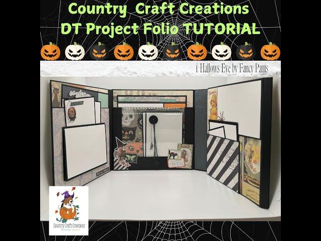 Country Craft Creations | Hallows Eve Folio Tutorial