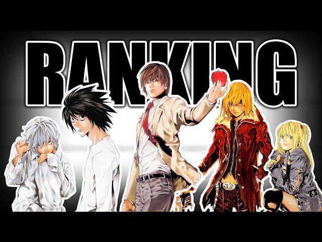 Every Character From Dumbest To Smartest - Death Note