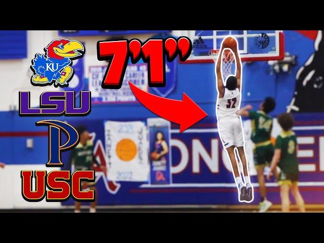 The BEST 7'1" Secret In High School Hoops!