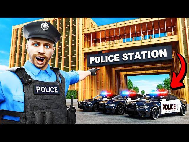 BUILDING $2,999,999 POLICE STATION! (NEW DODGE CHARGER) | FS25