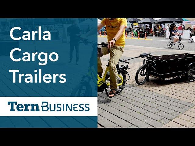 Carla Cargo Bike Trailer with Tern HSD at EuroBike 2022