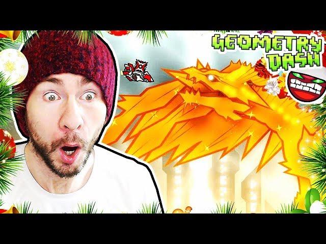 AGAINST THE GOD (XL Demon BOSS FIGHT) by 1374 // Geometry Dash: THE 12 DEMONS OF CHRISTMAS #4