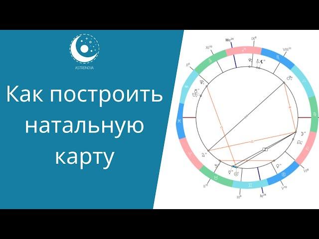Как построить натальную карту с помощью астропроцессора Астронова