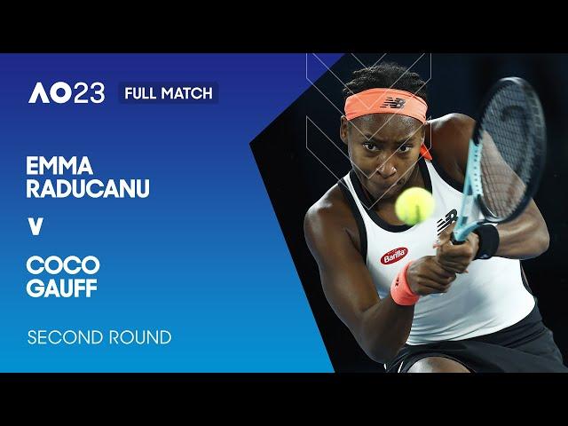 Emma Raducanu v Coco Gauff Full Match | Australian Open 2023 Second Round