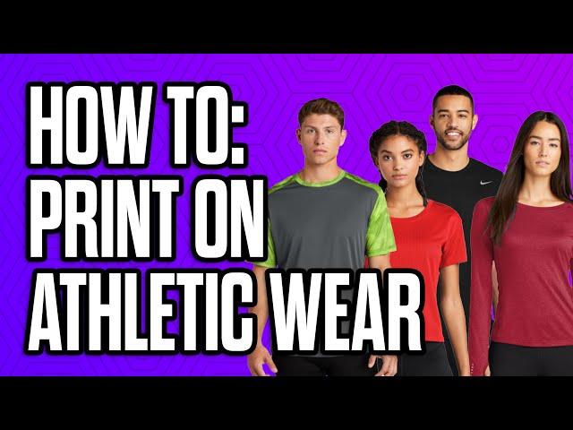 How To Print On Athletic & Performance Wear | Heat Printing 100% Polyester