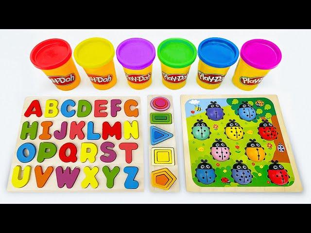 Learn ABC, Animals, Shapes, Numbers with Play Doh | Best Preschool Toddler Toy Learning Videos