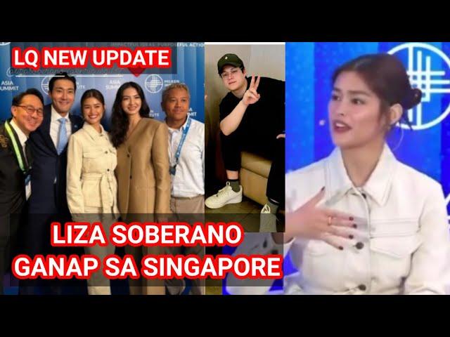 #lizquen New Update, Liza Soberano in Singapore as a Speaker, Enrique Gil in Greenhills. Alamin