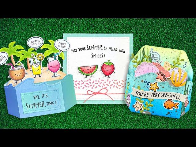 Intro to Summer Friends, Shello Friend, Stitched Seashells, Wave Wrap Around & Palm Tree Inserts