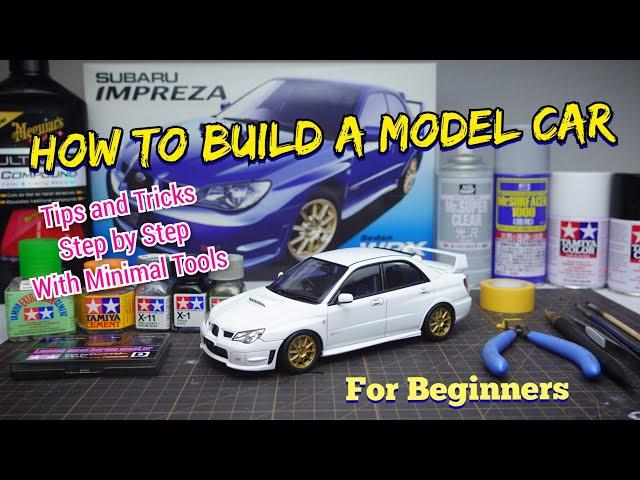 How To Build A Perfect Model Car. For Beginners, Step by Step Guides. 1/24 Scale Plastic Model Kit.