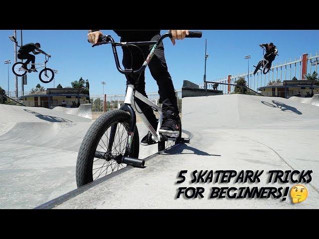 THE 5 BEST BEGINNER BMX TRICKS FOR THE SKATEPARK!