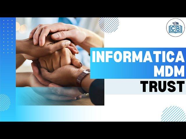 Informatica MDM Trust | Informatica MDM online tutorial | Informatica MDM beginners tutorial