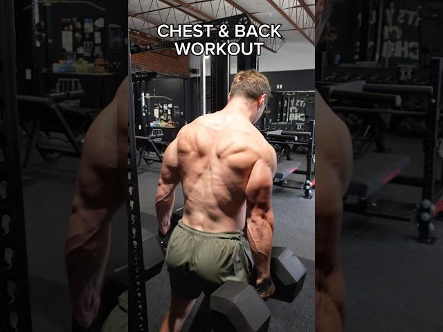 CHEST & BACK WORKOUT #chestworkout #backworkout