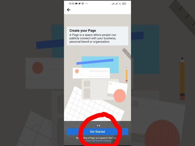 How to create Facebook Page on Mobile Phone