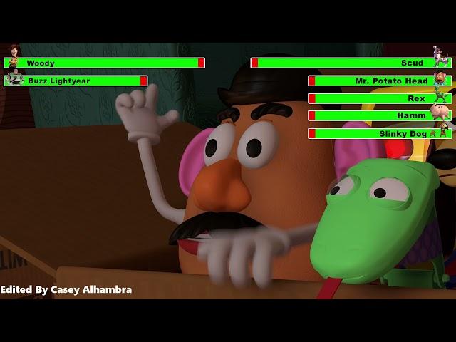 Toy Story (1995) Dog Chase with healthbars