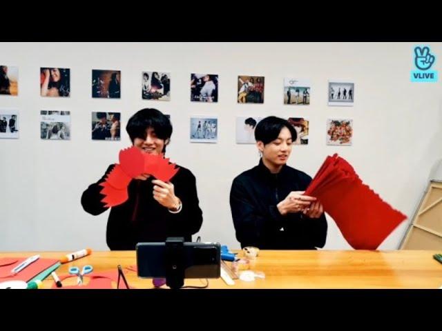 [ENGSUB] BTS Live Taekook Practice making carnations for Parents' Day!   {Full}