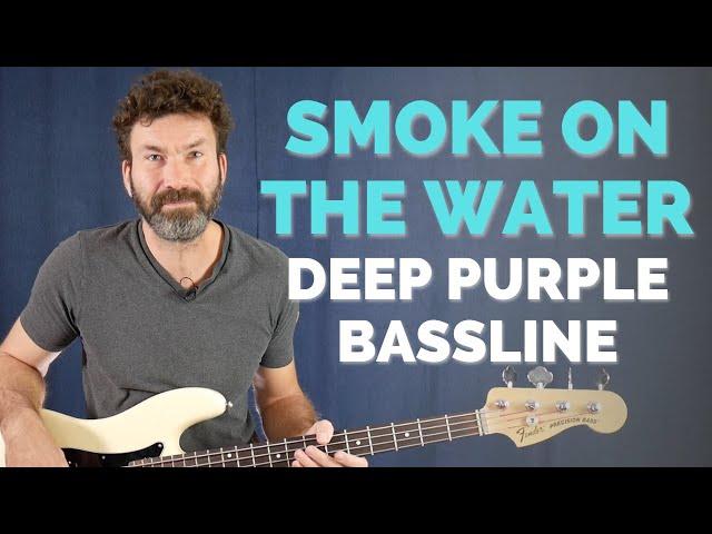 Smoke on the water - Bass - Tutorial deutsch