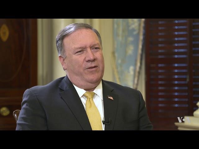 VOA Persian Interviews Secretary Pompeo on Iran