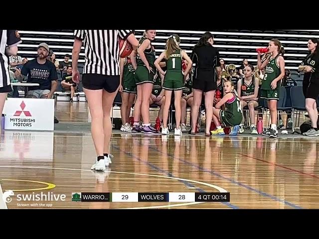 U/14 GIRLS WANGARATTA WARRIORS VS WODONGA WOLVES WARRIORS VS PIRATES