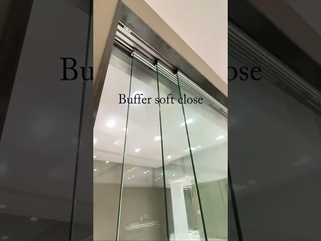 Hdsafe Sliding Frameless Glass Door Tracks Accessories Soft Close 8-12mm Glass Doors