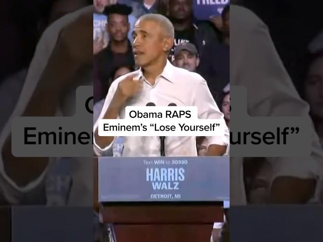 Obama RAPS Eminem's 'Lose Yourself'