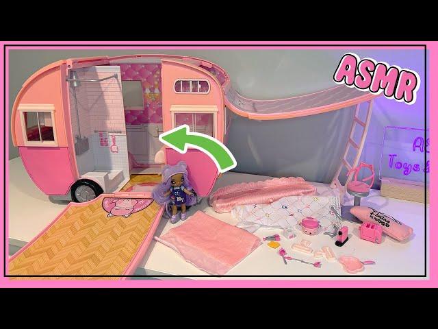 ASMR ️Organizing My Na! Na! Na! Surprise Kitty-Cat Camper! ASMR No Talking 