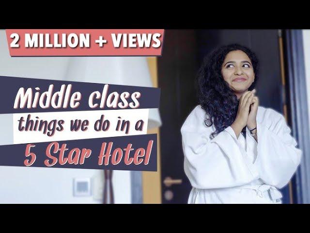 Middle-Class things we do in a 5-star hotel | RJ Saru | Being Saru | JFW Originals|English Subtitles