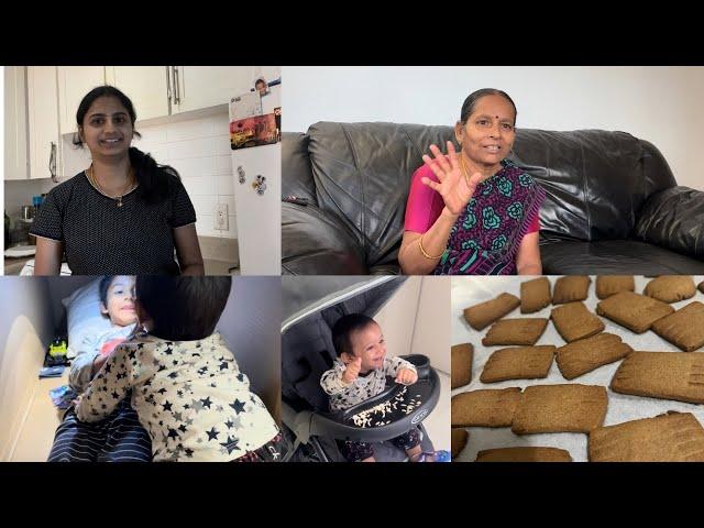 எங்க அத்தை கனடாவ பத்தி என்ன சொல்றாங்கனு பாருங்க|Friday evening routine|Sathu maavu biscuits for kids