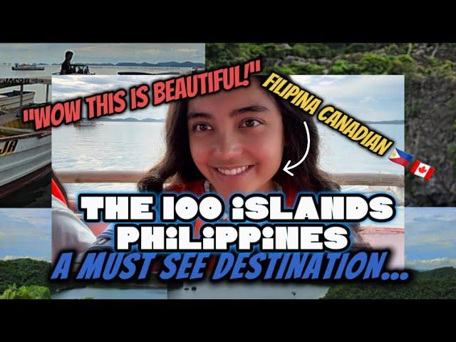 HALF FILIPINA visits the HUNDRED ISLANDS of the PHILIPPINES! - Vlog