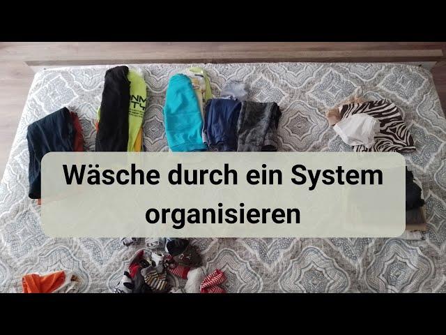 Wäsche mit System aufräumen: spart 10 Minuten Zeit