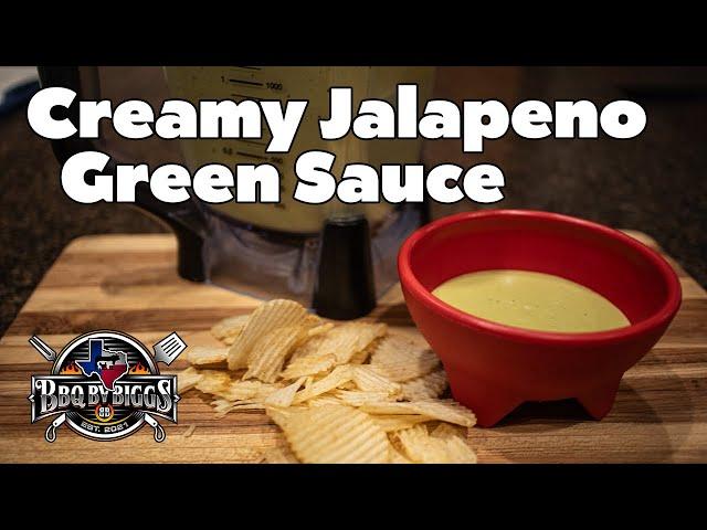 Make Restaurant Style Creamy Jalapeno Green Sauce in Minutes!