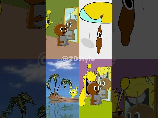 Sprunki animation Simon and Brown  All parts #sprunki