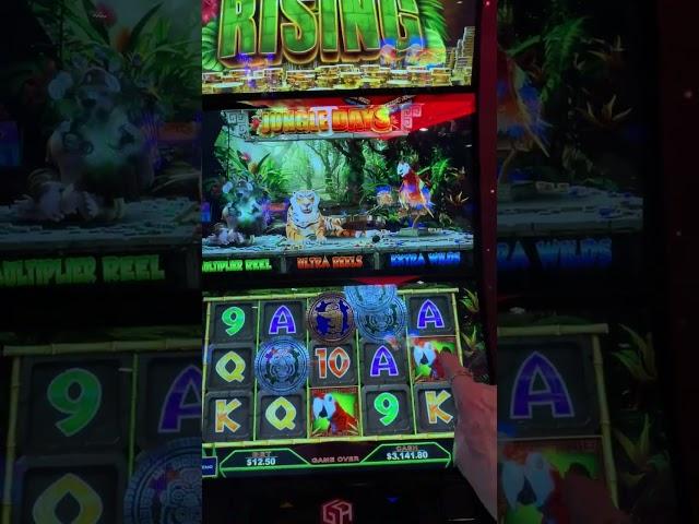 JUNGLE RISING SLOT: HOT NEW SLOT AT 2024 G2E w Gambing ArtBooth. Demo #g2e,#junglerisingslot,#slot