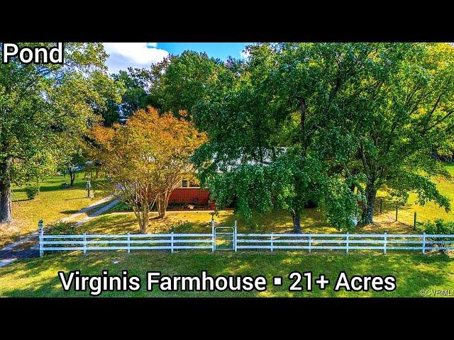 Virginia Farmhouse For Sale | $350k | 21+ Acres | Virginia Land For Sale | Virginia Real Estate