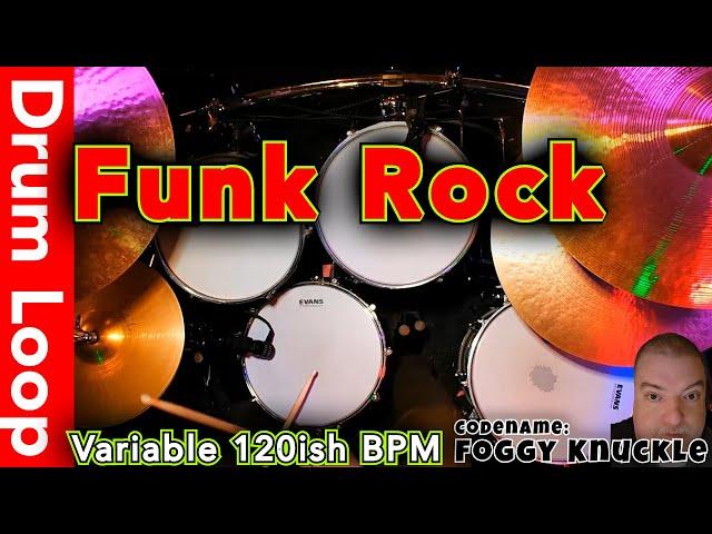 Knuckle Deep in the Fog: 20-Minute Funky Jam Session Drum Loop