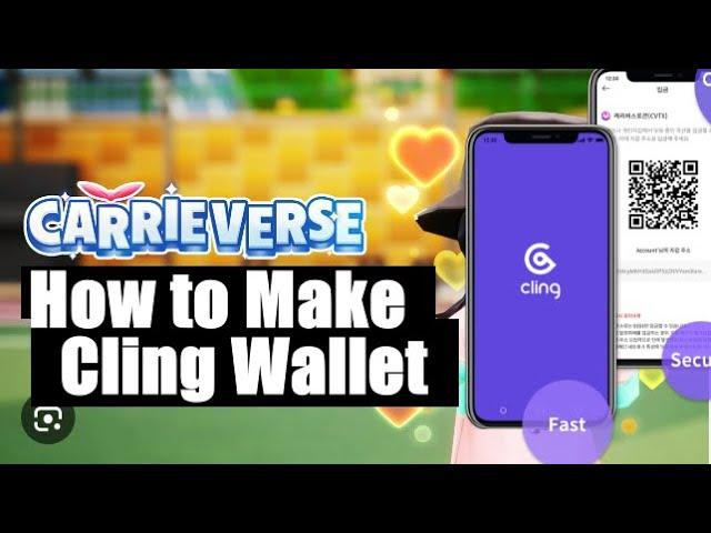 Carrieverse | How to Withdraw Tutorial Part 1 | How to make Cling Wallet