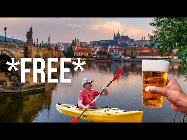 Prague on a budget: FREE* Kayak & 2 EURO Beer Garden