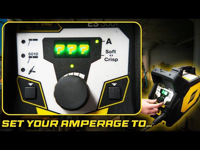 How To Set Your Amperage | Welding 101