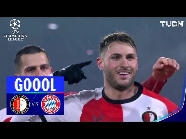  ¡GOOOL! DOBLETE de Santi Giménez | Feyenoord 2-0 Bayern | UEFA Champions League 24/25 | TUDN